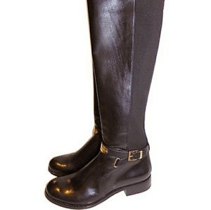 Michael Kors Tall Brown Leather Riding Boots